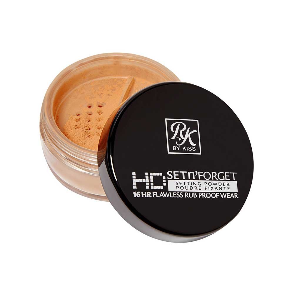 Ruby Kisses HD Set & Forget Setting Powder – Smooth, Matte Finish | Oil Control & Long - Lasting Hold | 4 Shades - Beauty Exchange Beauty Supply