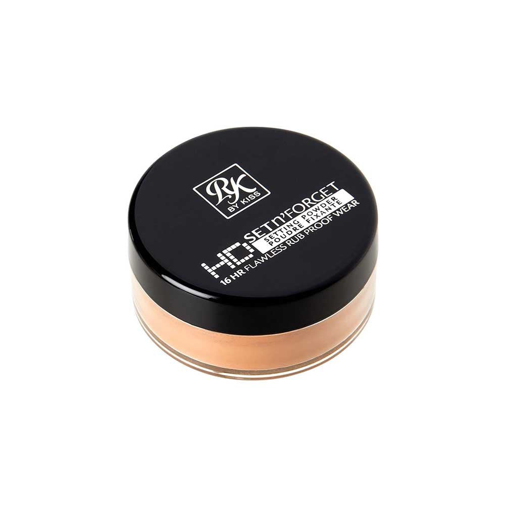 Ruby Kisses HD Set & Forget Setting Powder – Smooth, Matte Finish | Oil Control & Long - Lasting Hold | 4 Shades - Beauty Exchange Beauty Supply