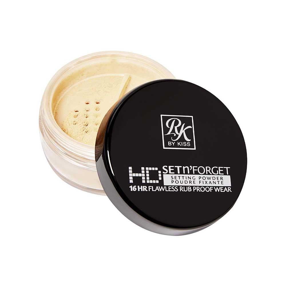 Ruby Kisses HD Set & Forget Setting Powder – Smooth, Matte Finish | Oil Control & Long - Lasting Hold | 4 Shades - Beauty Exchange Beauty Supply