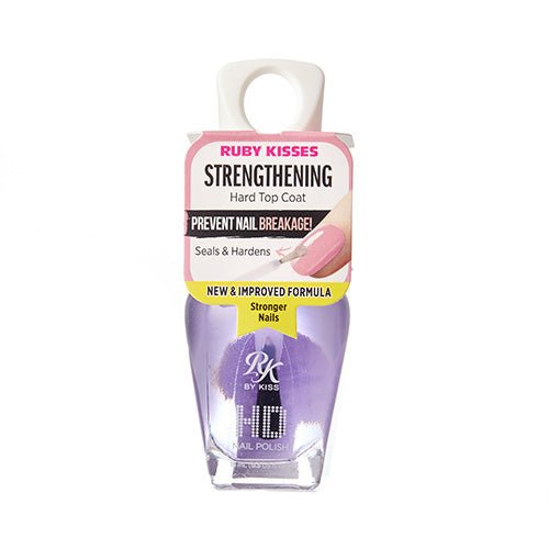 Ruby Kisses HD Strengthening Top Coat – Glossy Shine & Chip - Resistant Protection (15ml / 0.5oz) - Beauty Exchange Beauty Supply
