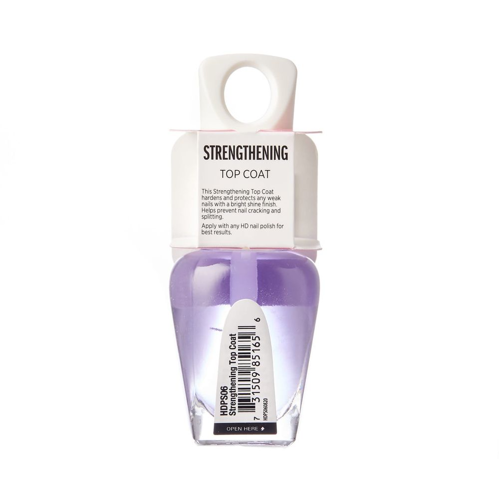 Ruby Kisses HD Strengthening Top Coat – Glossy Shine & Chip - Resistant Protection (15ml / 0.5oz) - Beauty Exchange Beauty Supply