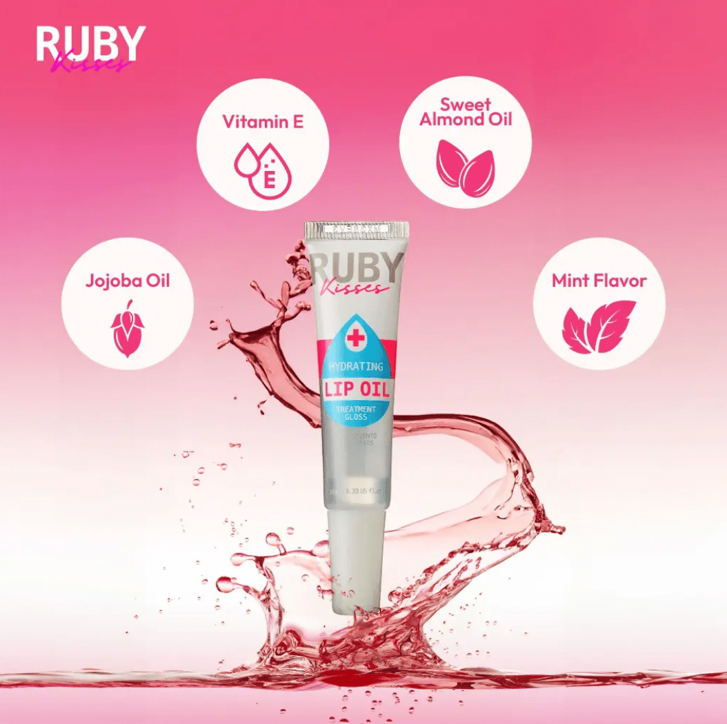 Ruby Kisses Hydrating Clear Lip Oil Treatment - Beauty Exchange Beauty Supply