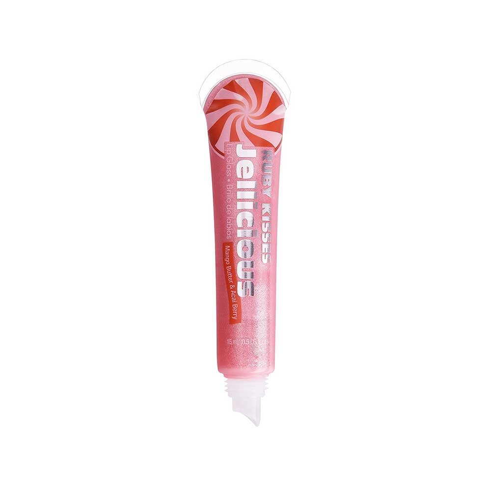 Ruby Kisses Jellicious Lip Gloss – Sweet Shine, Moisturizing Formula, Non - Sticky Finish | 9 Yummy Shades - Beauty Exchange Beauty Supply
