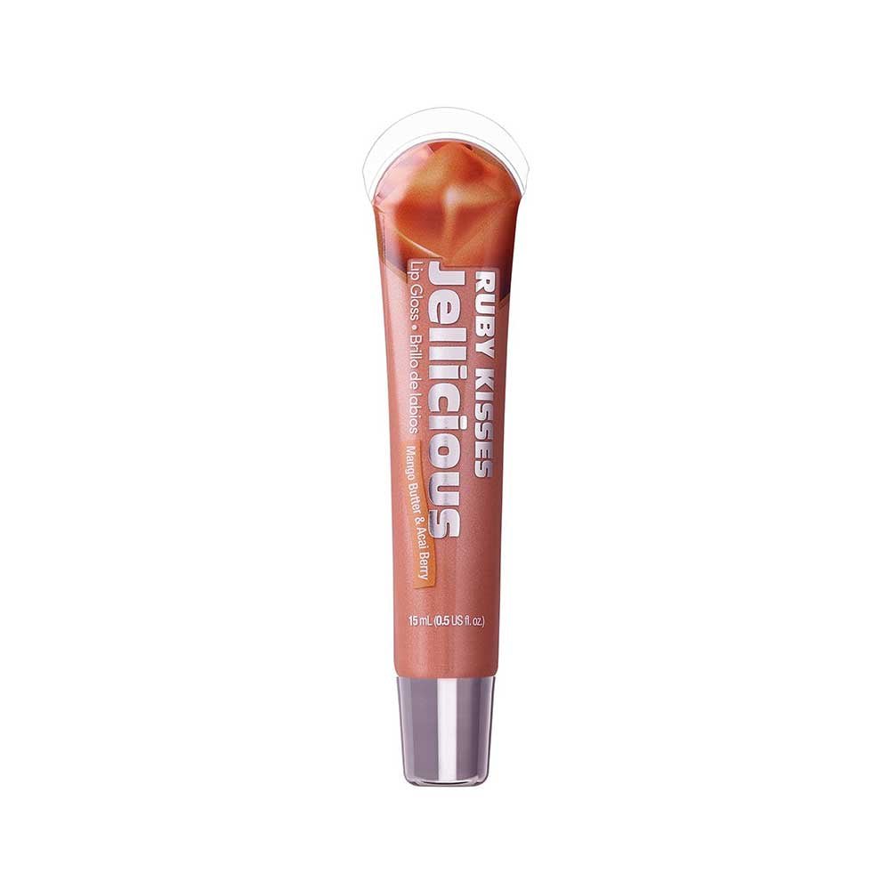 Ruby Kisses Jellicious Lip Gloss – Sweet Shine, Moisturizing Formula, Non - Sticky Finish | 9 Yummy Shades - Beauty Exchange Beauty Supply