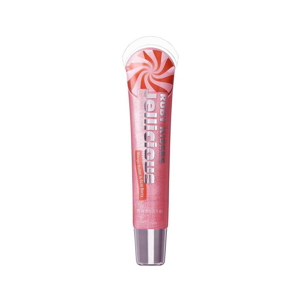 Ruby Kisses Jellicious Lip Gloss – Sweet Shine, Moisturizing Formula, Non - Sticky Finish | 9 Yummy Shades - Beauty Exchange Beauty Supply