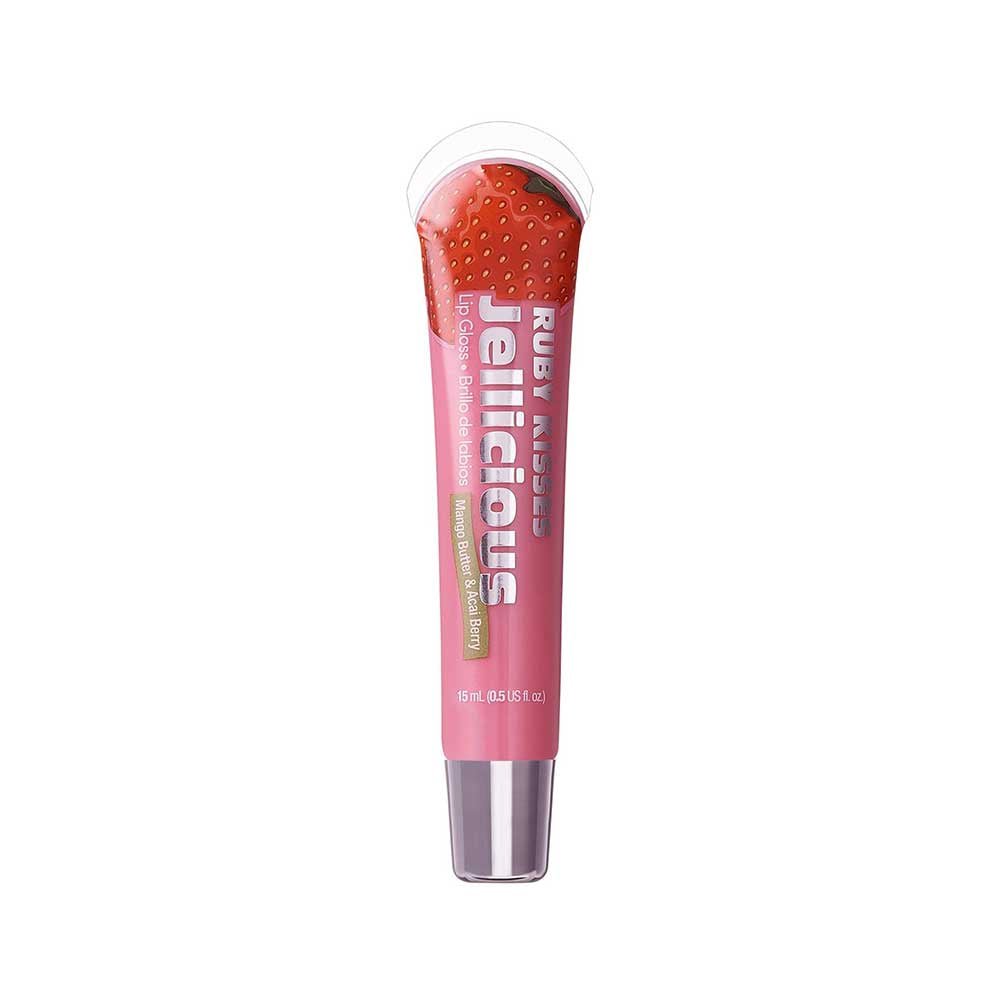 Ruby Kisses Jellicious Lip Gloss – Sweet Shine, Moisturizing Formula, Non - Sticky Finish | 9 Yummy Shades - Beauty Exchange Beauty Supply