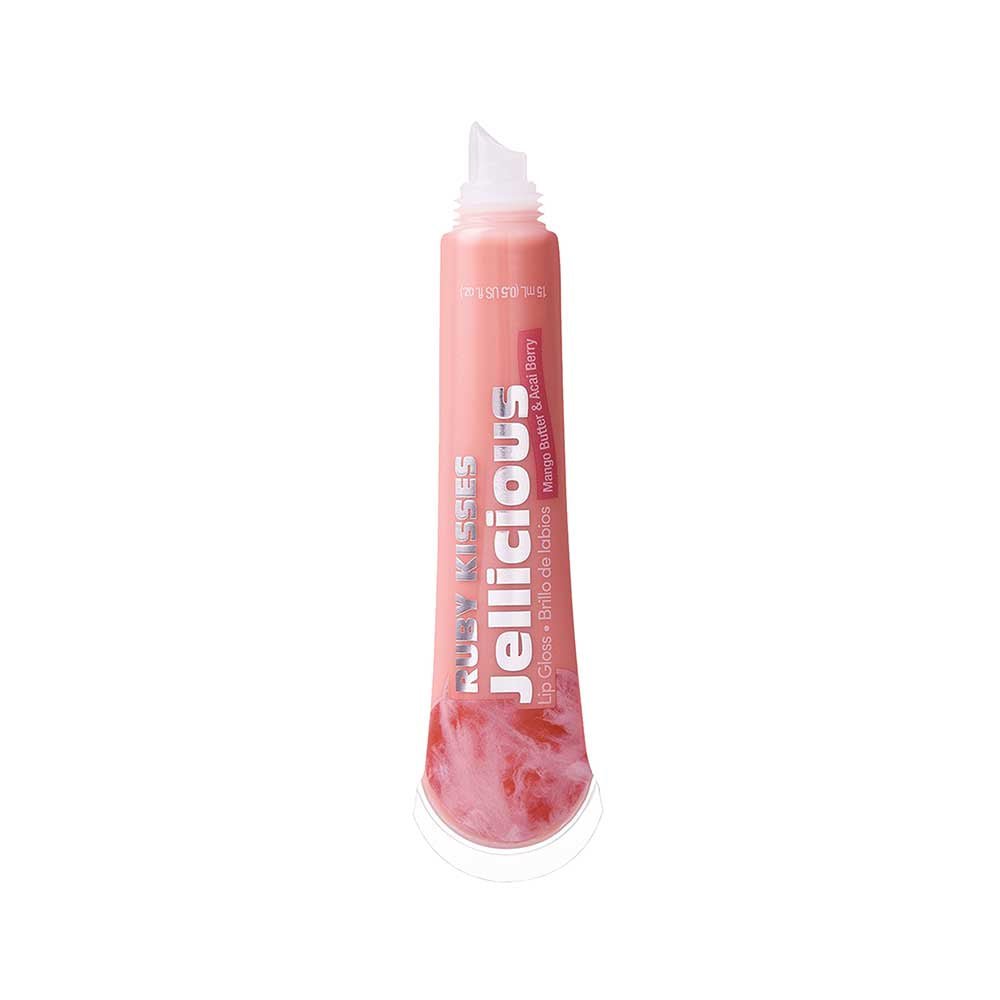 Ruby Kisses Jellicious Lip Gloss – Sweet Shine, Moisturizing Formula, Non - Sticky Finish | 9 Yummy Shades - Beauty Exchange Beauty Supply