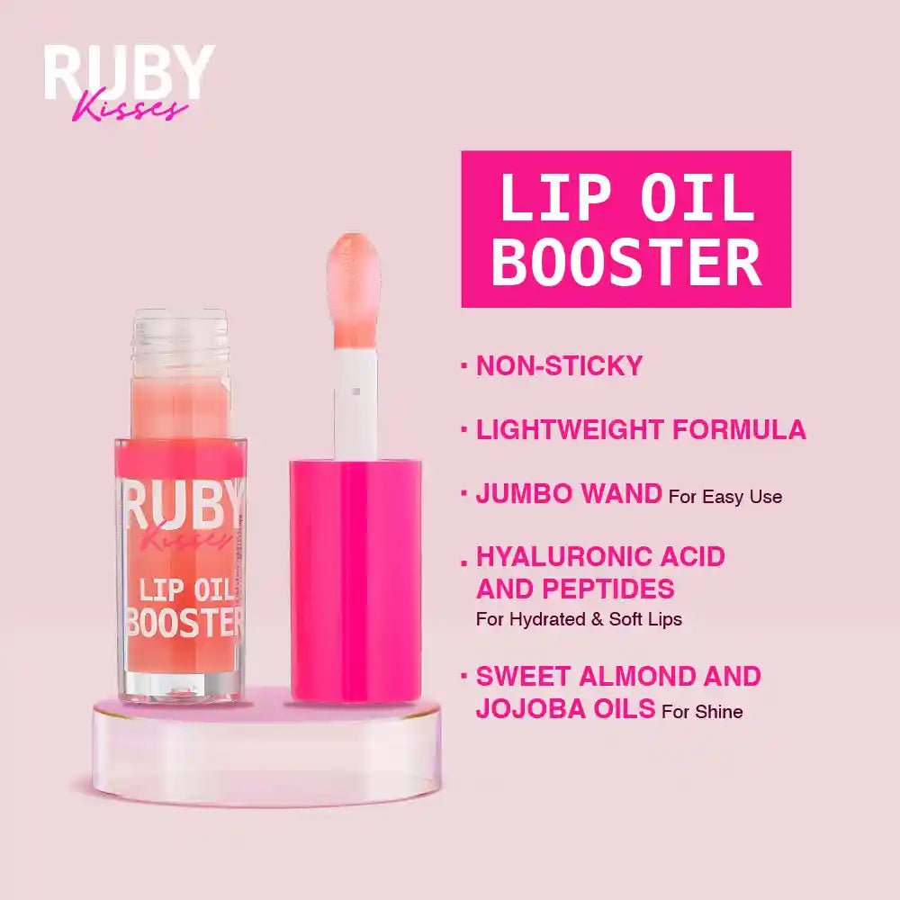 Ruby Kisses Lip Oil Booster โ Intense Shine & Hydration | 11 Nourishing Shades - Beauty Exchange Beauty Supply