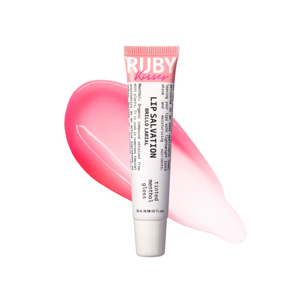 Ruby Kisses Lip Salvation Lip Gloss Menthol - Infused Treatment – 15ml - Beauty Exchange Beauty Supply