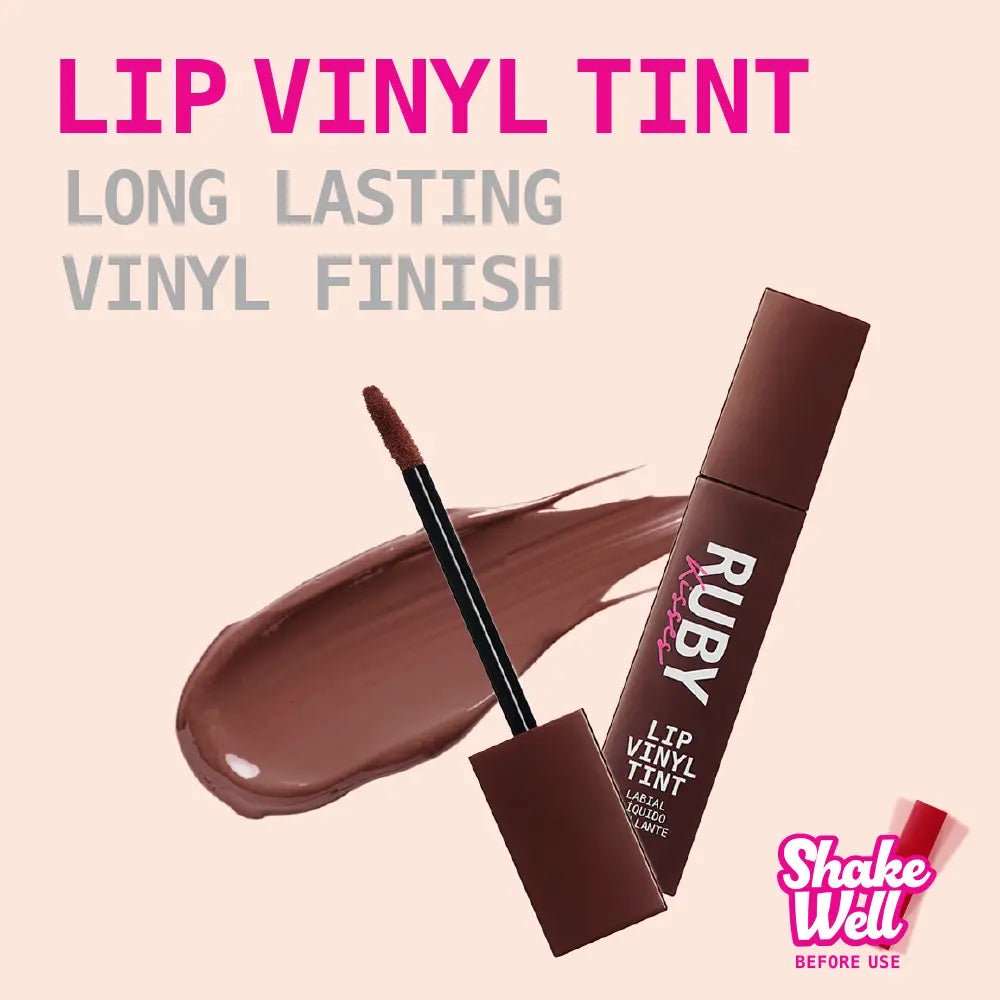 Ruby Kisses Lip Vinyl Tint Liquid Lipstick – Transfer - Proof, Bold Color | 10 High - Impact Shades - Beauty Exchange Beauty Supply