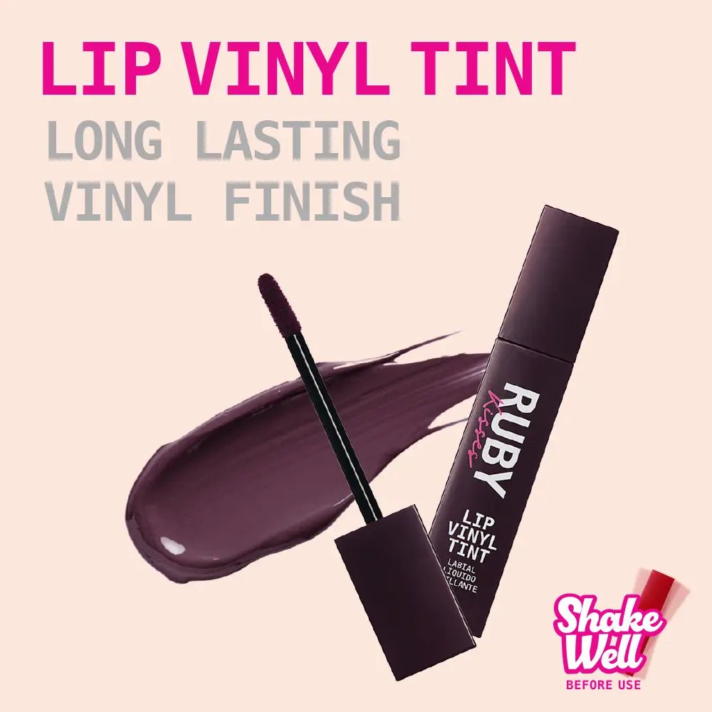Ruby Kisses Lip Vinyl Tint Liquid Lipstick – Transfer - Proof, Bold Color | 10 High - Impact Shades - Beauty Exchange Beauty Supply