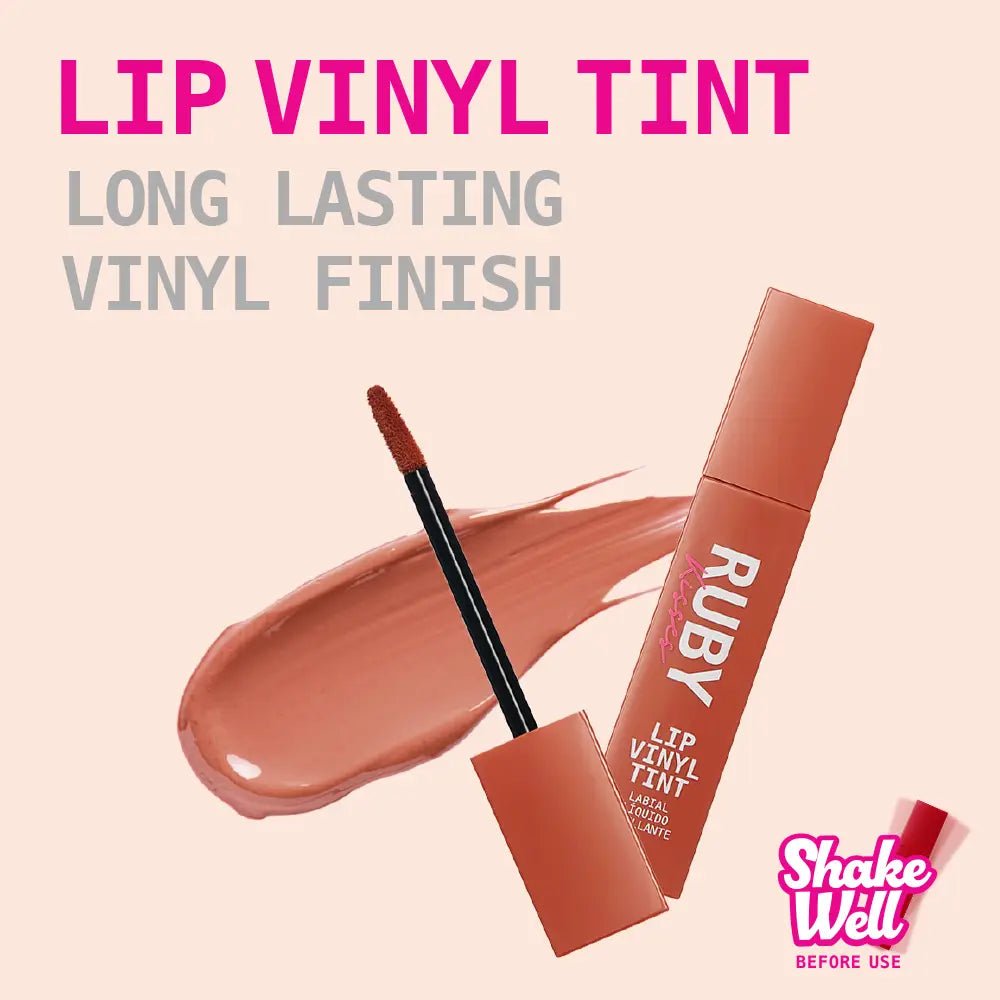 Ruby Kisses Lip Vinyl Tint Liquid Lipstick – Transfer - Proof, Bold Color | 10 High - Impact Shades - Beauty Exchange Beauty Supply