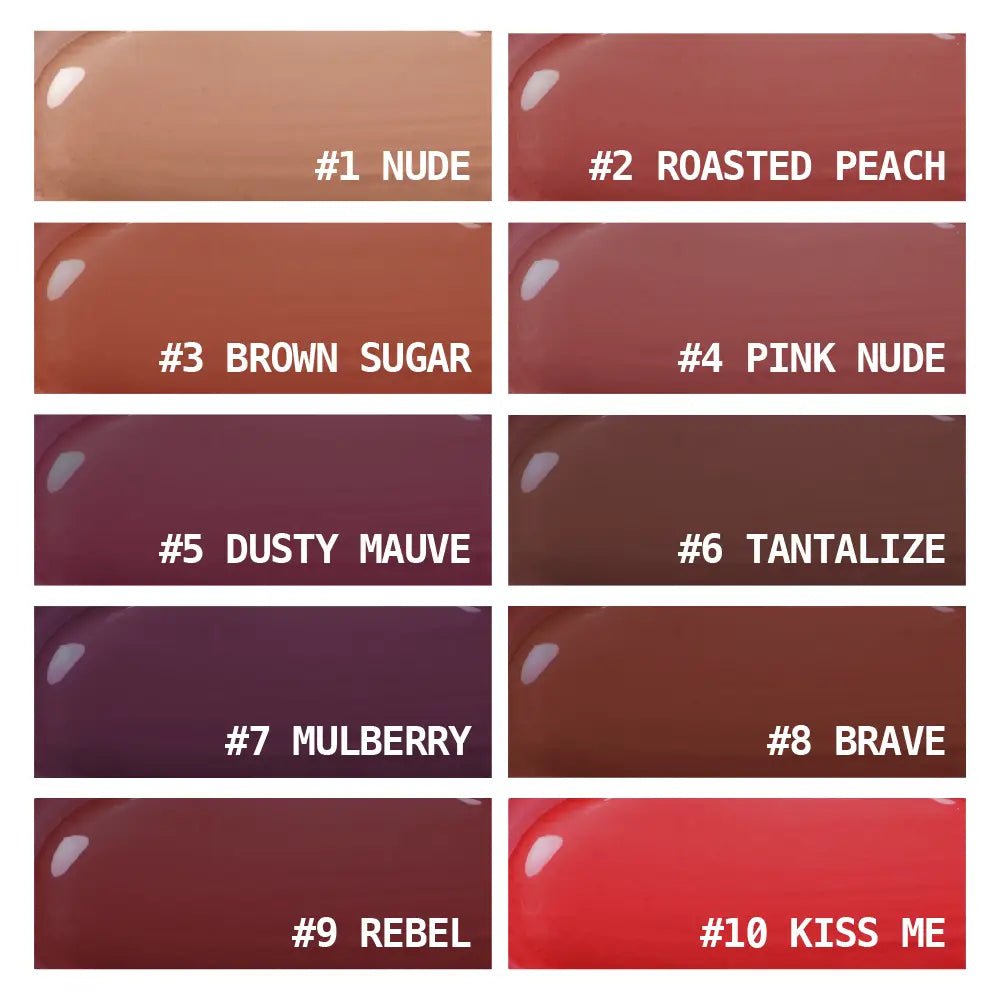 Ruby Kisses Lip Vinyl Tint Liquid Lipstick – Transfer - Proof, Bold Color | 10 High - Impact Shades - Beauty Exchange Beauty Supply