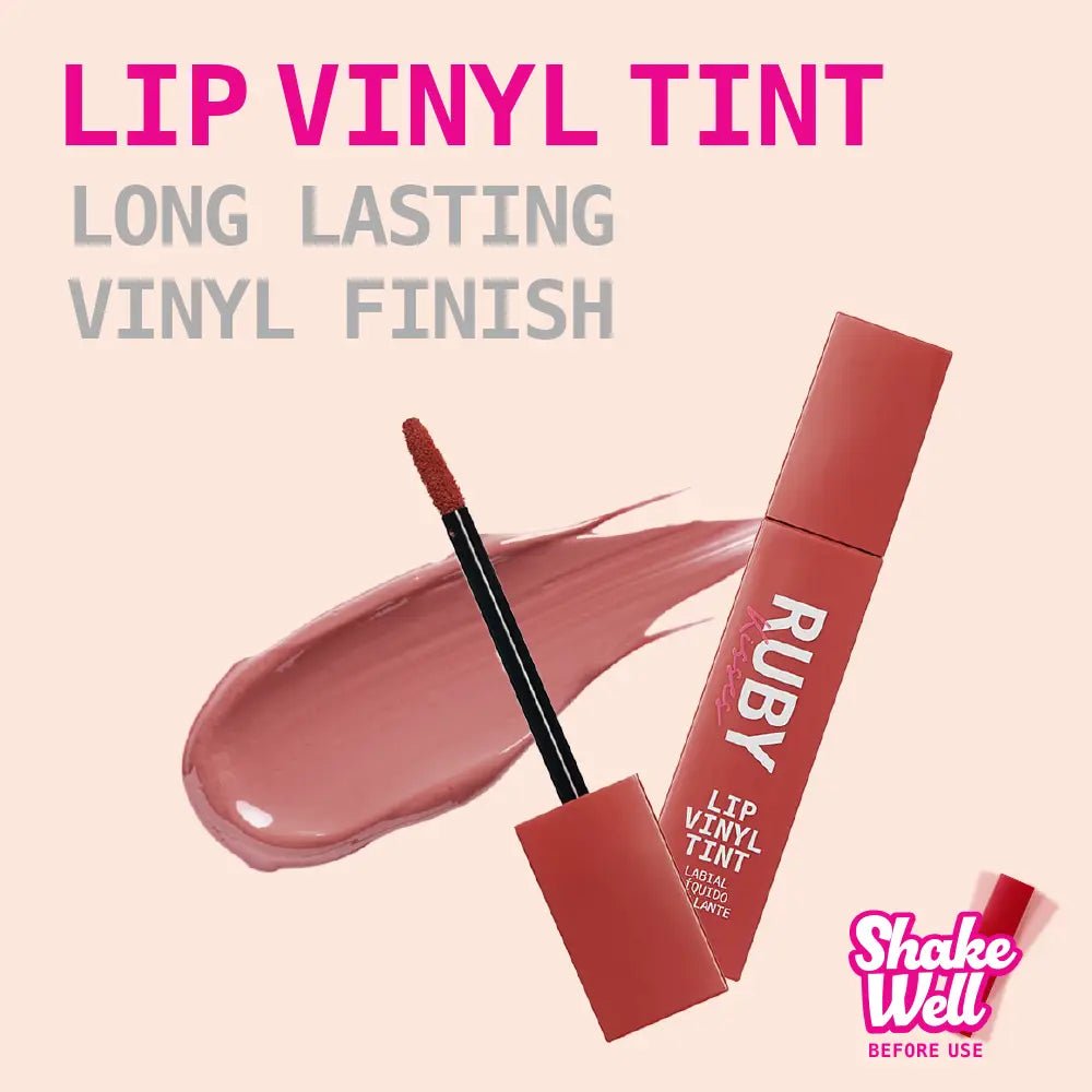 Ruby Kisses Lip Vinyl Tint Liquid Lipstick – Transfer - Proof, Bold Color | 10 High - Impact Shades - Beauty Exchange Beauty Supply
