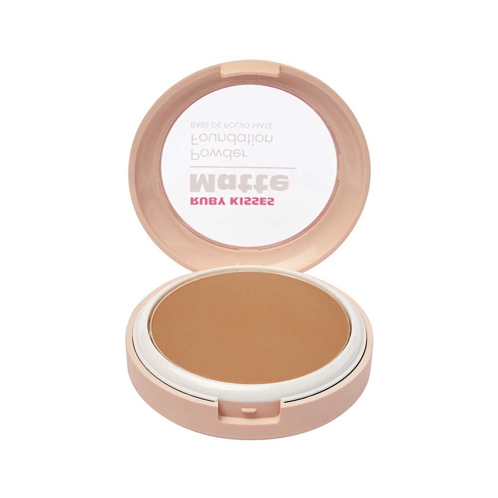 Ruby Kisses Matte Powder Foundation – Add Velvety Touch | 8 Shades | 0.35 oz - Beauty Exchange Beauty Supply