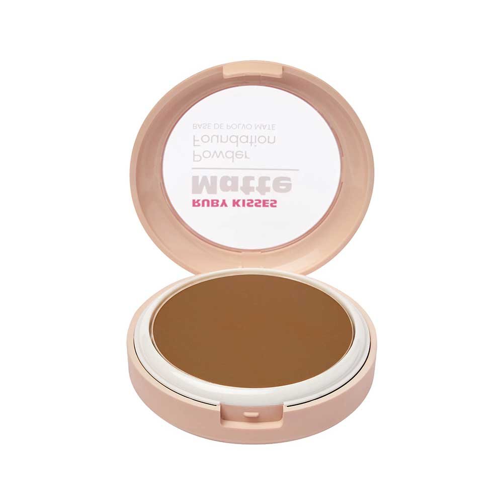 Ruby Kisses Matte Powder Foundation – Add Velvety Touch | 8 Shades | 0.35 oz - Beauty Exchange Beauty Supply