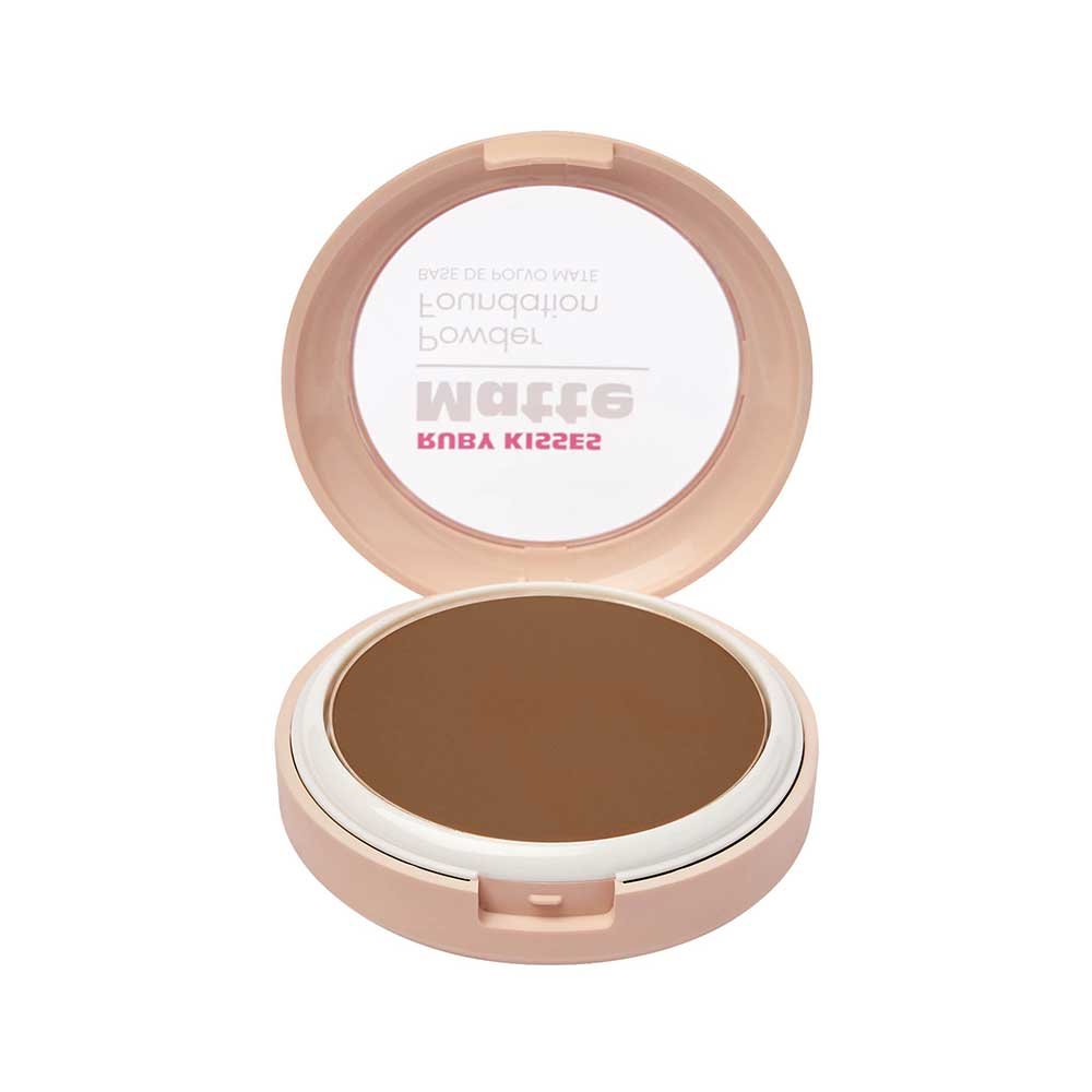 Ruby Kisses Matte Powder Foundation – Add Velvety Touch | 8 Shades | 0.35 oz - Beauty Exchange Beauty Supply