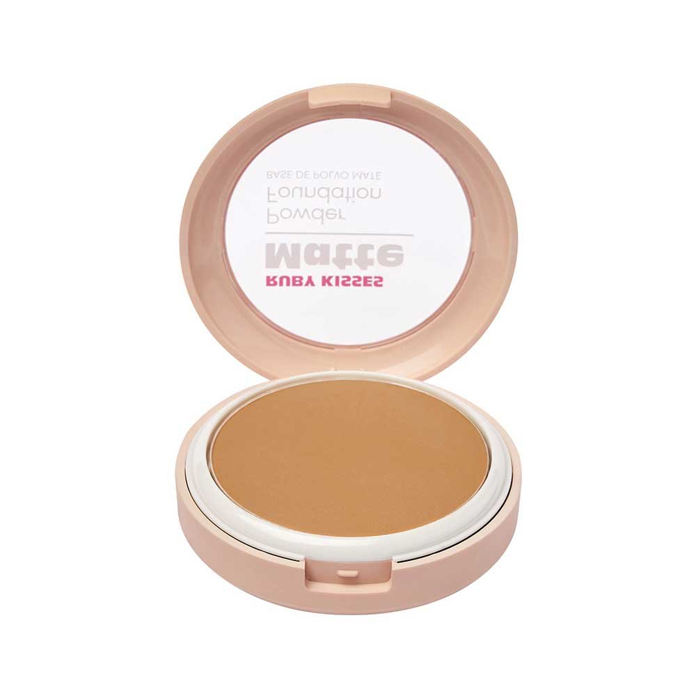 Ruby Kisses Matte Powder Foundation – Add Velvety Touch | 8 Shades | 0.35 oz - Beauty Exchange Beauty Supply