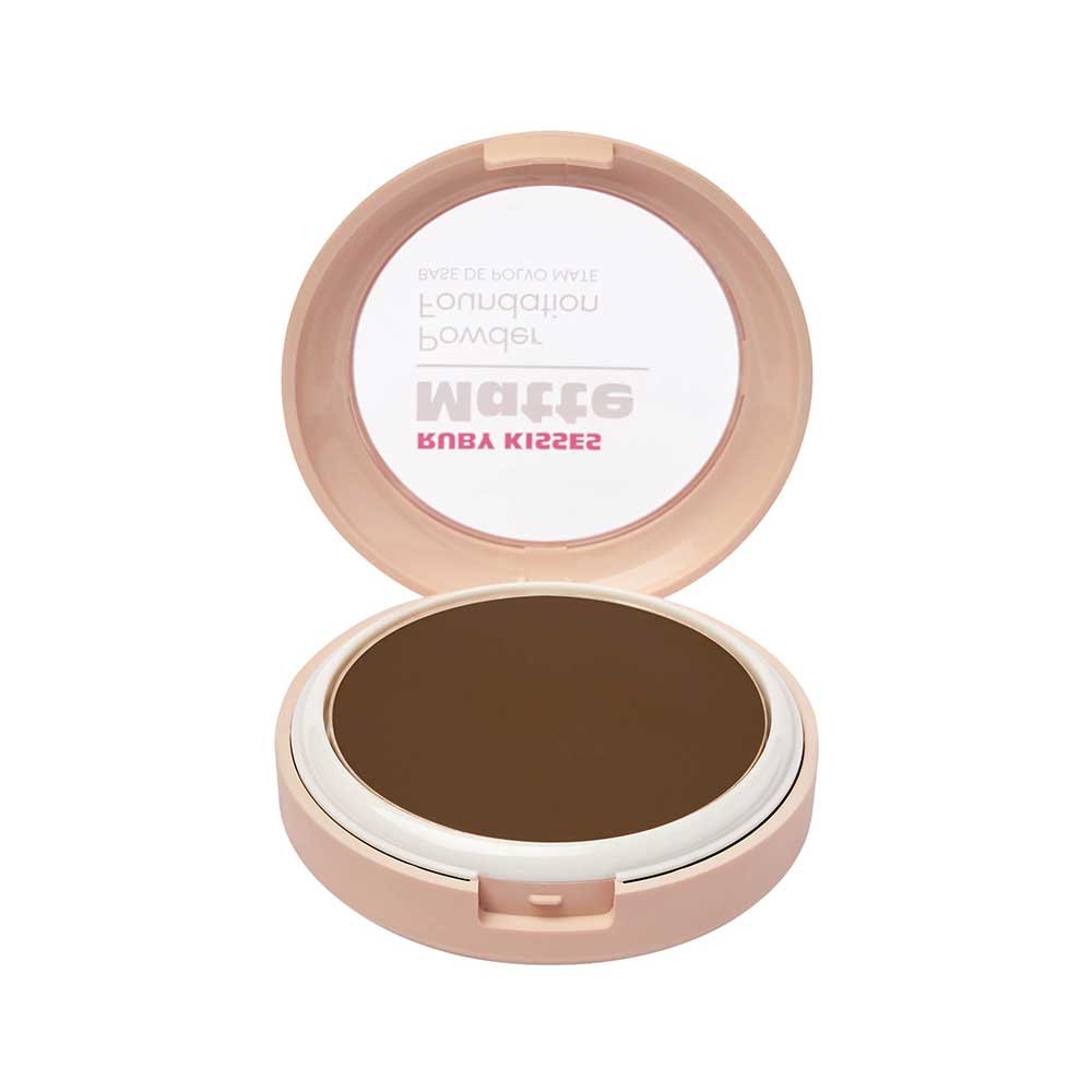 Ruby Kisses Matte Powder Foundation – Add Velvety Touch | 8 Shades | 0.35 oz - Beauty Exchange Beauty Supply