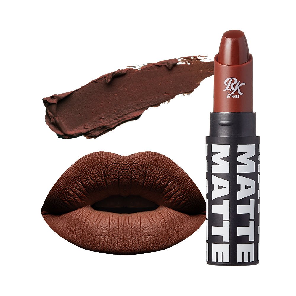 Ruby Kisses Mattest Matte Lipstick – Bold Color & Full Matte Finish | 18 Stunning Shades - Beauty Exchange Beauty Supply