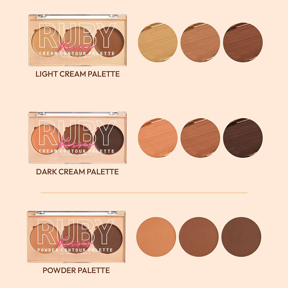Ruby Kisses Mini Cream Contour Palette - Beauty Exchange Beauty Supply