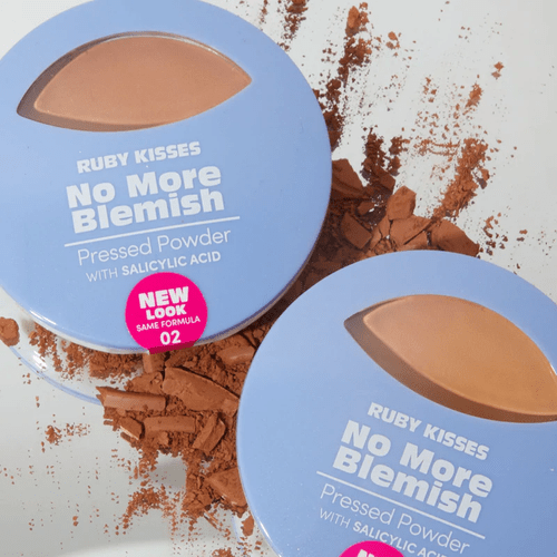 Ruby Kisses No More Blemish Pressed Powder – Flaws Are Past | 7 Shades - Beauty Exchange Beauty Supply
