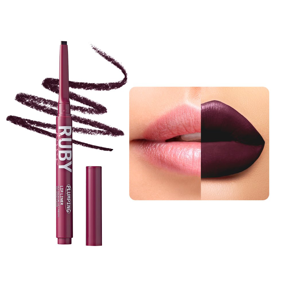 Ruby Kisses Plumping Lip Liner – Full, Volumized Lips with a Tingling Twist | 12 Shades - Beauty Exchange Beauty Supply