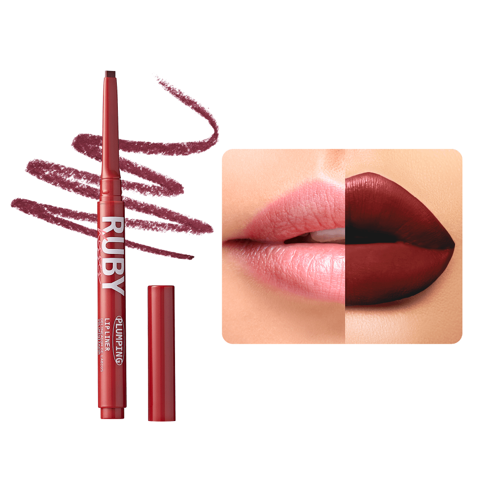 Ruby Kisses Plumping Lip Liner – Full, Volumized Lips with a Tingling Twist | 12 Shades - Beauty Exchange Beauty Supply