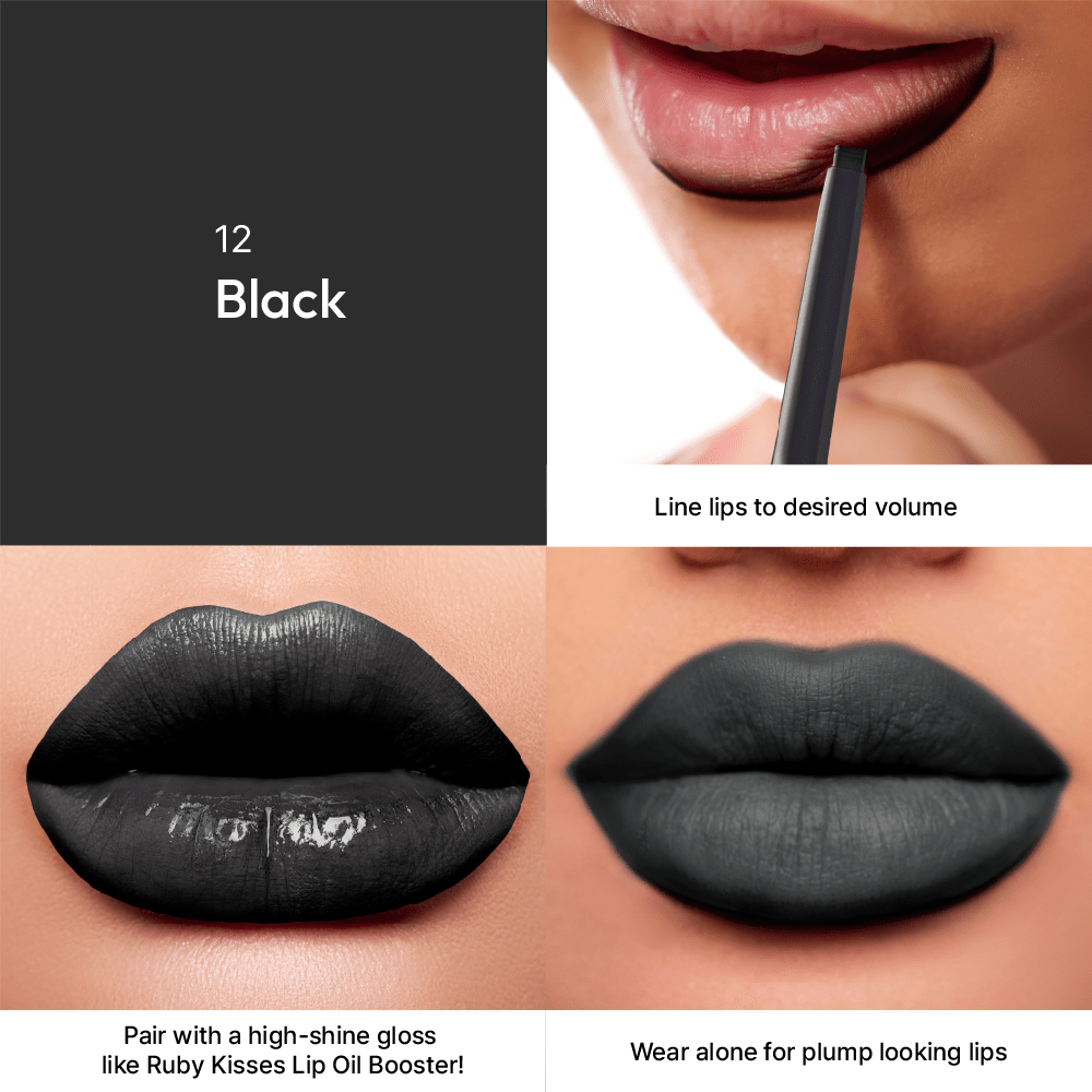 Ruby Kisses Plumping Lip Liner – Full, Volumized Lips with a Tingling Twist | 12 Shades - Beauty Exchange Beauty Supply