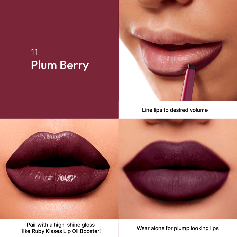 Ruby Kisses Plumping Lip Liner – Full, Volumized Lips with a Tingling Twist | 12 Shades - Beauty Exchange Beauty Supply