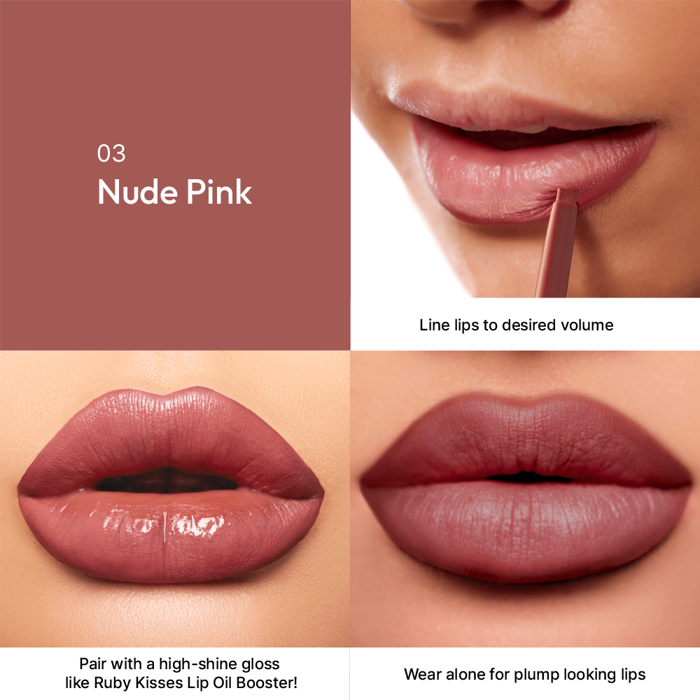 Ruby Kisses Plumping Lip Liner – Full, Volumized Lips with a Tingling Twist | 12 Shades - Beauty Exchange Beauty Supply