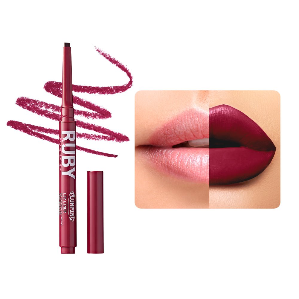 Ruby Kisses Plumping Lip Liner – Full, Volumized Lips with a Tingling Twist | 12 Shades - Beauty Exchange Beauty Supply