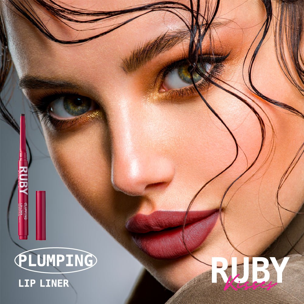 Ruby Kisses Plumping Lip Liner – Full, Volumized Lips with a Tingling Twist | 12 Shades - Beauty Exchange Beauty Supply
