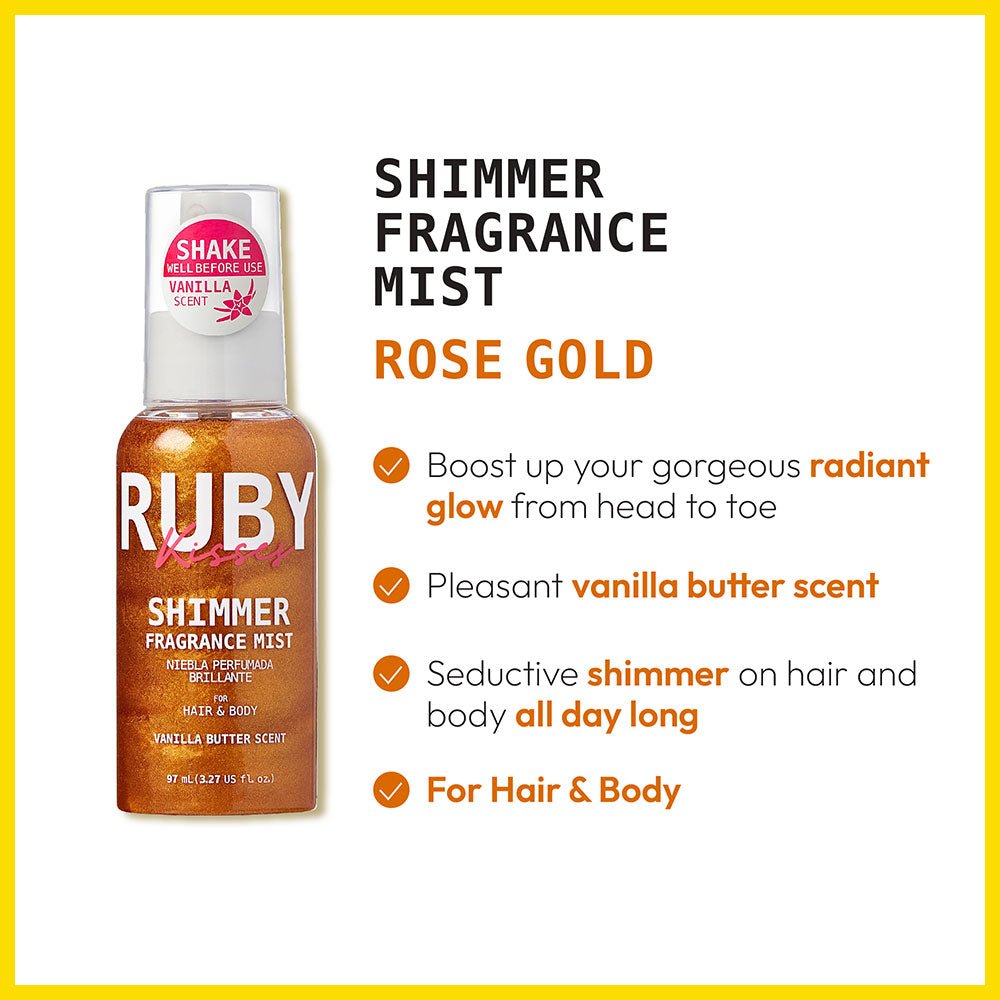 Ruby Kisses Shimmer Fragrance Mist - Beauty Exchange Beauty Supply