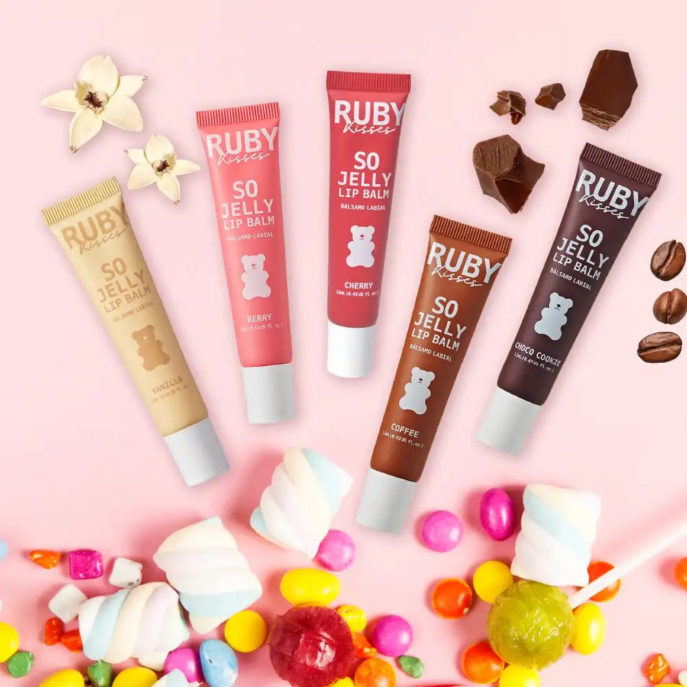 Ruby Kisses So Jelly Tinted Lip Balm – Scented, Hydrating Lip Treatment | 5 Flavors - Beauty Exchange Beauty Supply