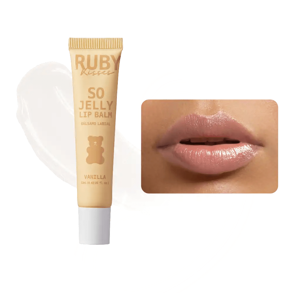 Ruby Kisses So Jelly Tinted Lip Balm – Scented, Hydrating Lip Treatment | 5 Flavors - Beauty Exchange Beauty Supply