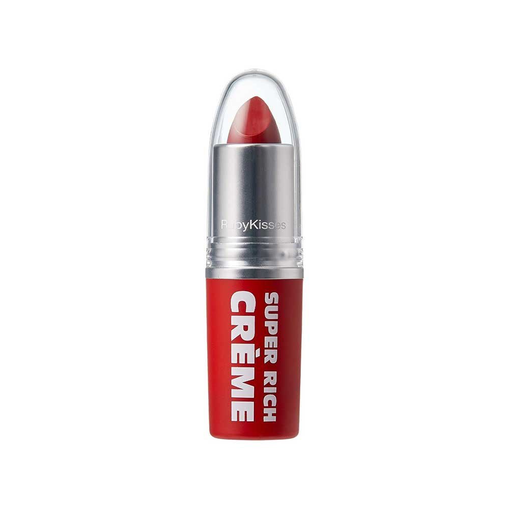 Ruby Kisses Super Rich Crème Lipstick – Bold, Creamy Color | 12 Stunning Shades - Beauty Exchange Beauty Supply