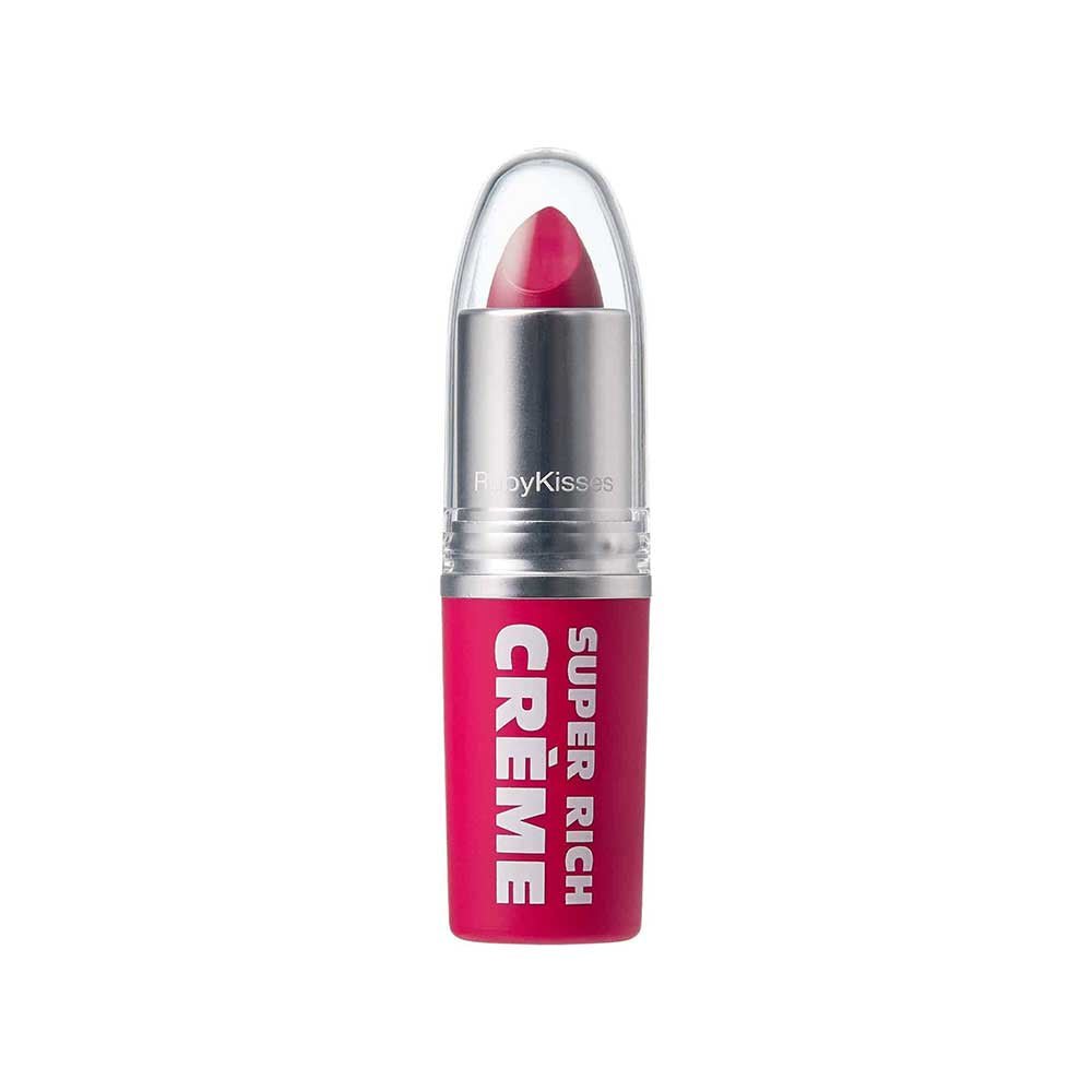 Ruby Kisses Super Rich Crème Lipstick – Creamy, Bold, and Rich Color | 12 Metallic & Statement Shades - Beauty Exchange Beauty Supply