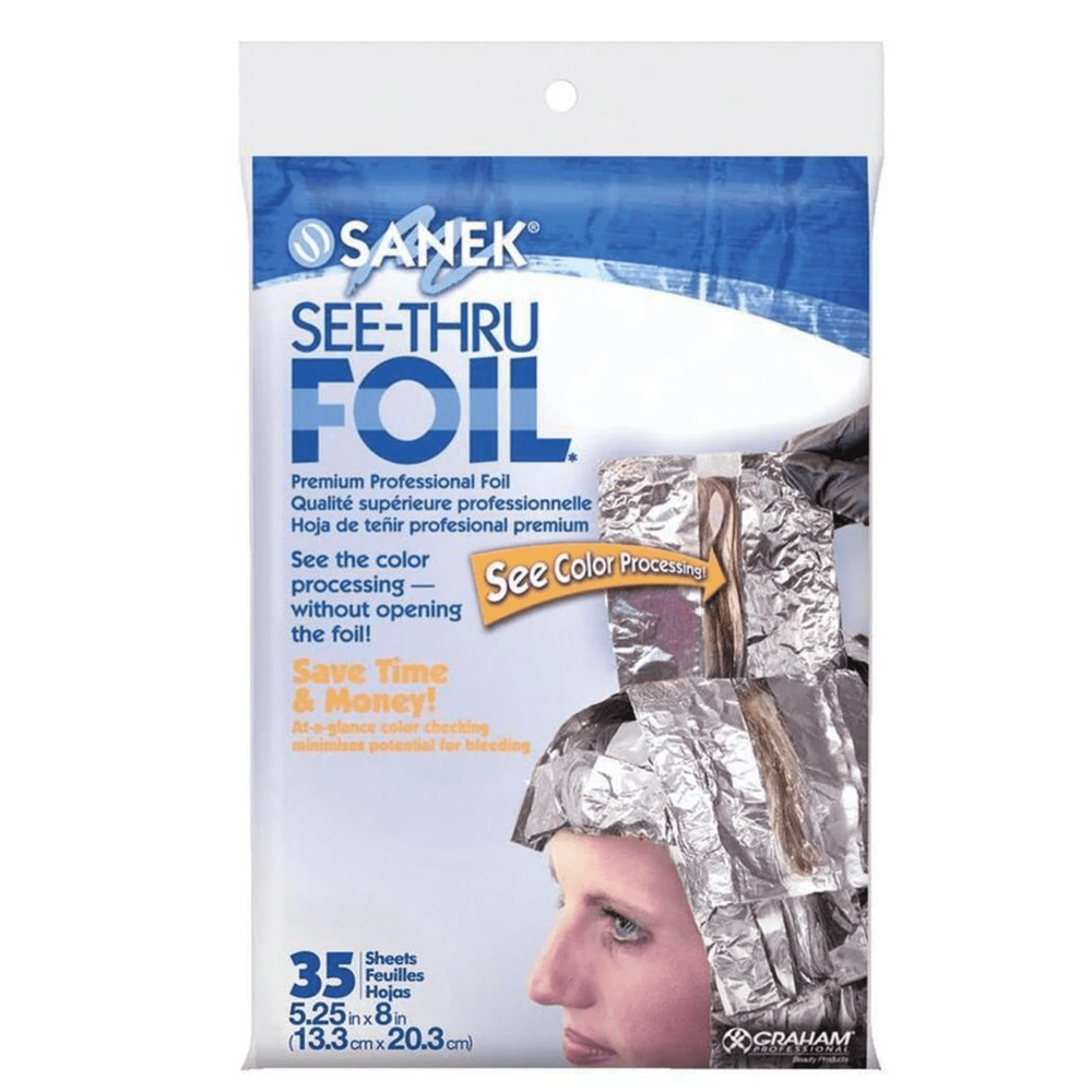 Sanek See - Thru Foil Sheets - 35ct 5.25"x8" - Beauty Exchange Beauty Supply