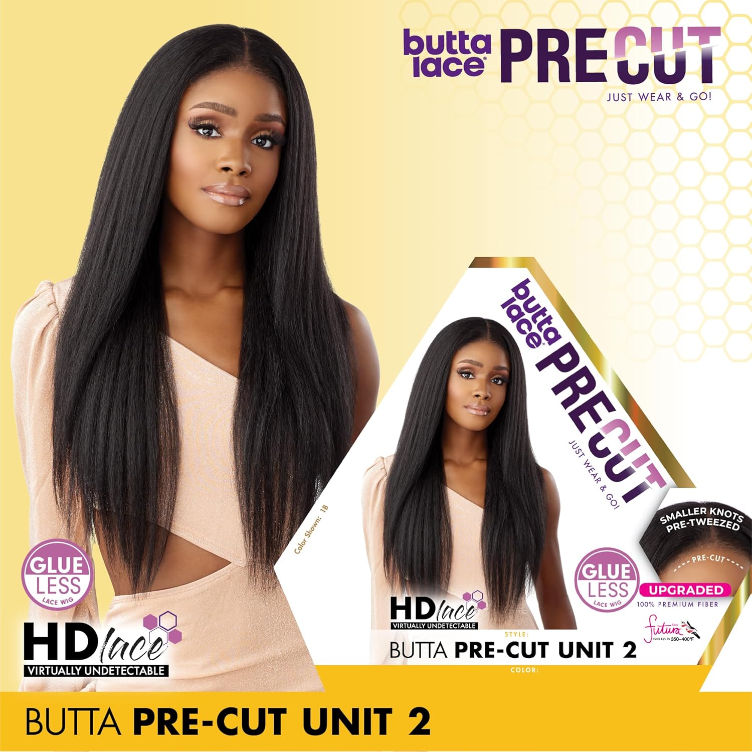 Sensational Butta Lace Pre - Cut HD Lace Wig - Unit 2 - Beauty Exchange Beauty Supply