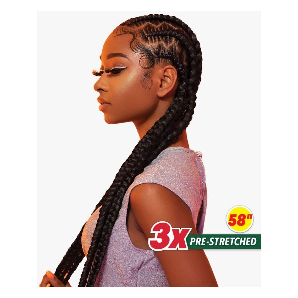 Sensationnel 2X X - pression Pre - Stretched Braiding Hair - 48" - Beauty Exchange Beauty Supply