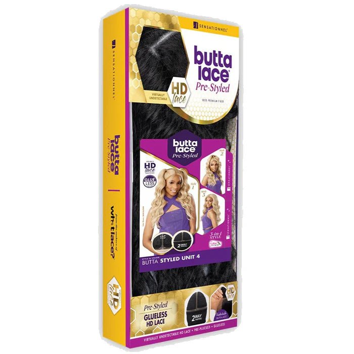 Sensationnel Butta Lace Pre - Styled Glueless HD Lace Front Wig – BUTTA STYLED UNIT 4 | Ready - to - Wear Elegance | - Beauty Exchange Beauty Supply