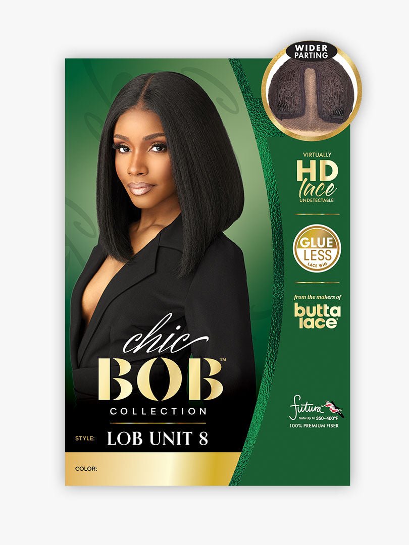 Sensationnel Butta Lace Wig Chic Bob - Lob Unit 8 - Beauty Exchange Beauty Supply