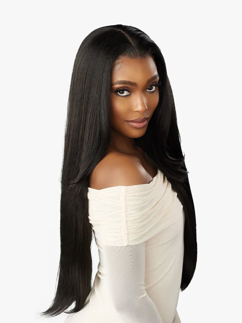 Sensationnel Crowned Edge 13x5 Synthetic HD Lace Wig – Straight 28" - Beauty Exchange Beauty Supply