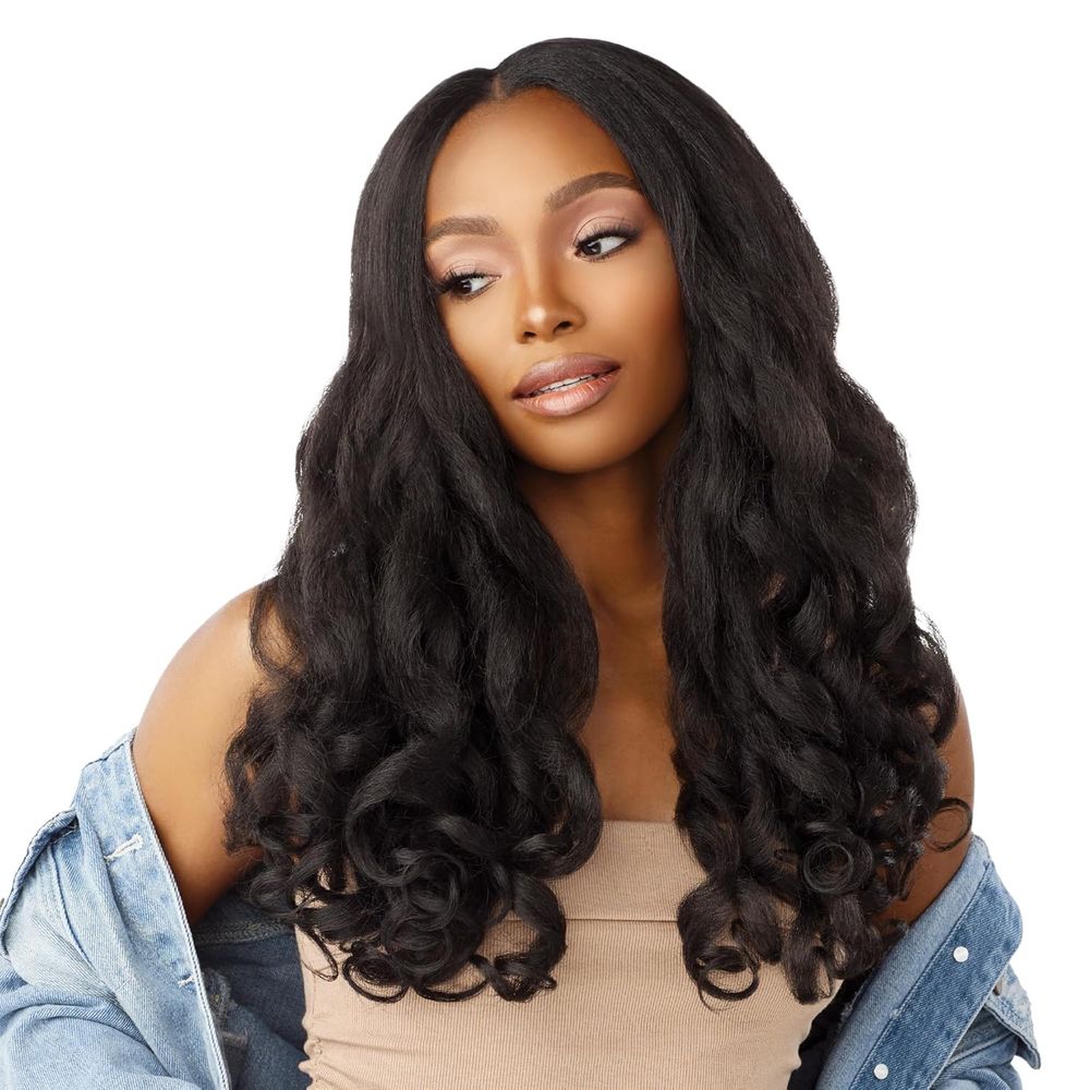 Sensationnel Curls Kinks & Co. Clip - In Extensions – Top Lady 18" | Natural 3C–4C Texture | Easy Clip & Blend Install - Beauty Exchange Beauty Supply