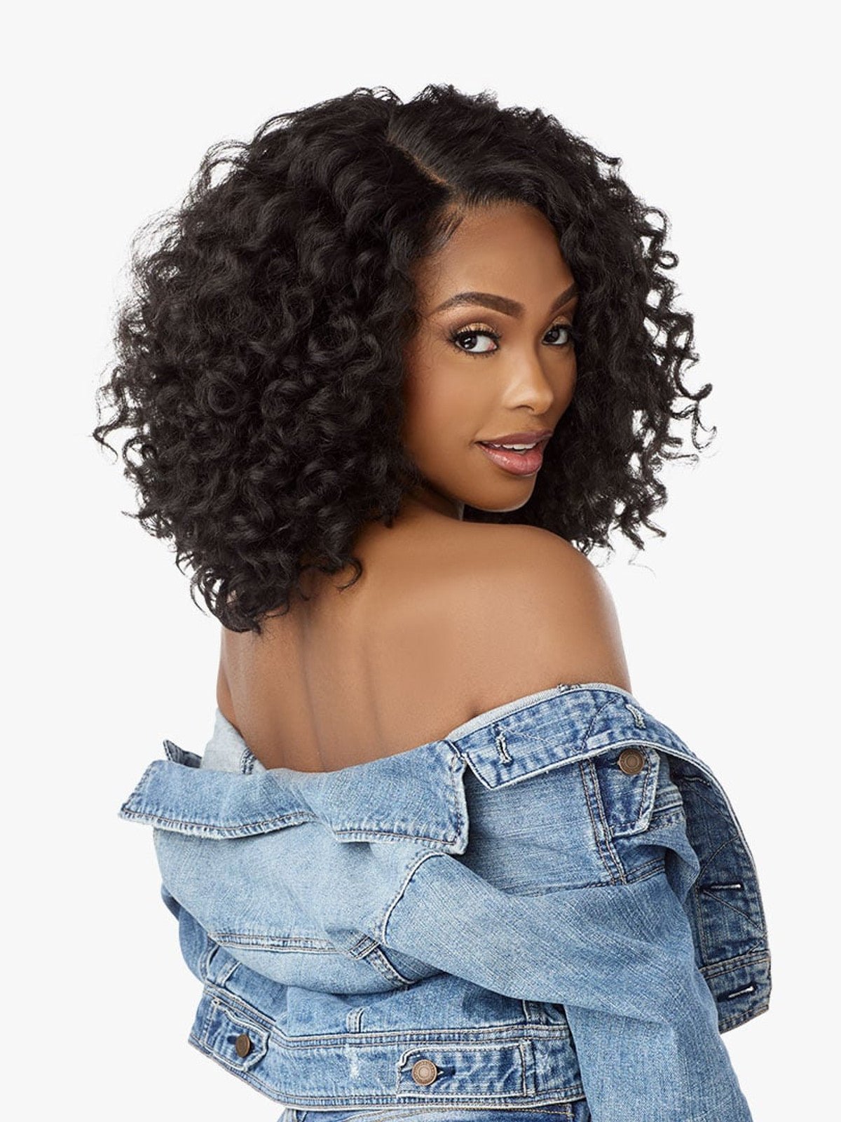 Sensationnel Curls Kinks & Co. HD Lace Y‑Part Wig – Kinky Ringlet Curl 14″ - Beauty Exchange Beauty Supply