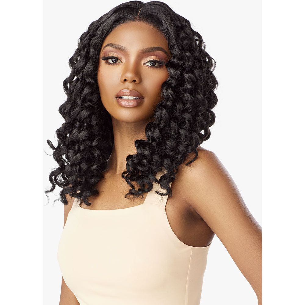 Sensationnel Curls Kinks & Co Kinky Edges Y - Part Synthetic HD Lace Front Wig - Kinky Rod Curl 18" - Beauty Exchange Beauty Supply