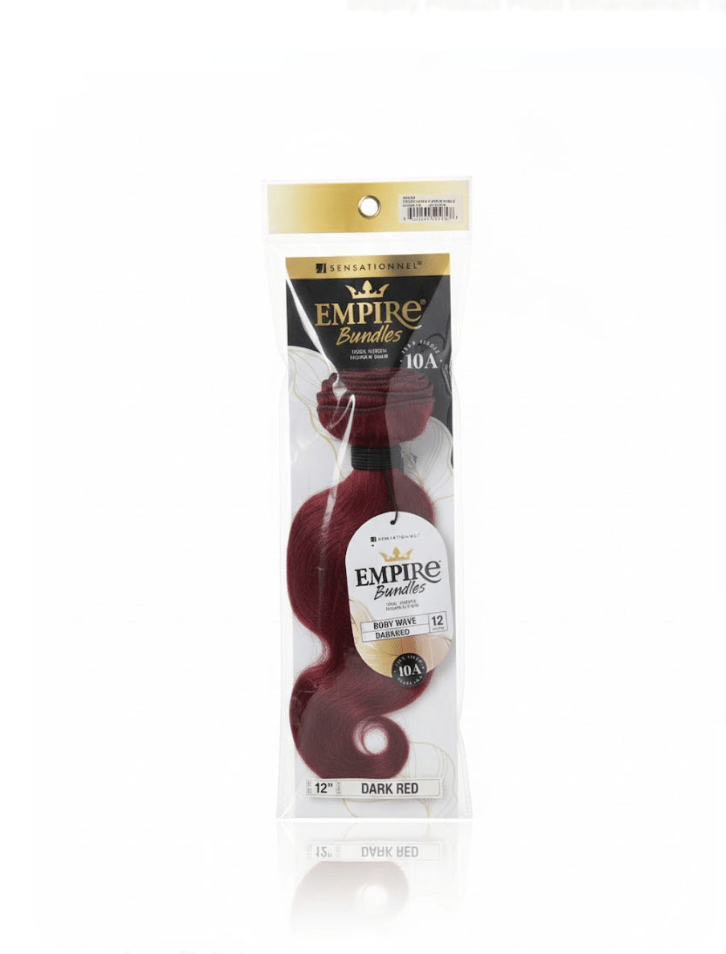 Sensationnel Empire 100% Human Hair Body Wave Dark Red - 10"–18" - Beauty Exchange Beauty Supply