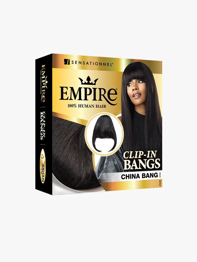 Sensationnel Empire 100% Human Hair Clip - In Bangs โ China Bang - Beauty Exchange Beauty Supply