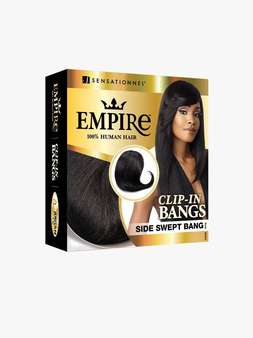 Sensationnel Empire 100% Human Hair Clip - In Bangs – Side Swept - Beauty Exchange Beauty Supply